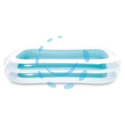 PISCINA GONFIABILE RETTANGOLARE FAMILY +6 ANNI - cm.262x175X56h. - peso kg.5,30 (56483)