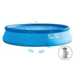 PISCINA "EASY SET" TONDA AUTOPORTANTE CM.457X84H. - capacità lt.9792 - peso kg.22,5 (28158)