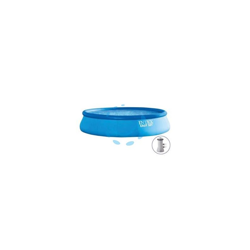 PISCINA "EASY SET" TONDA AUTOPORTANTE CM.457X84H. - capacità lt.9792 - peso kg.22,5 (28158)