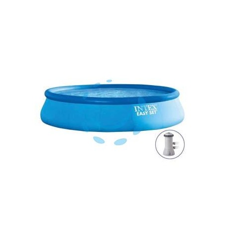PISCINA "EASY SET" TONDA AUTOPORTANTE CM.457X84H. - capacità lt.9792 - peso kg.22,5 (28158)