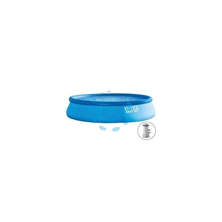 PISCINA "EASY SET" TONDA AUTOPORTANTE CM.457X84H. - capacità lt.9792 - peso kg.22,5 (28158)