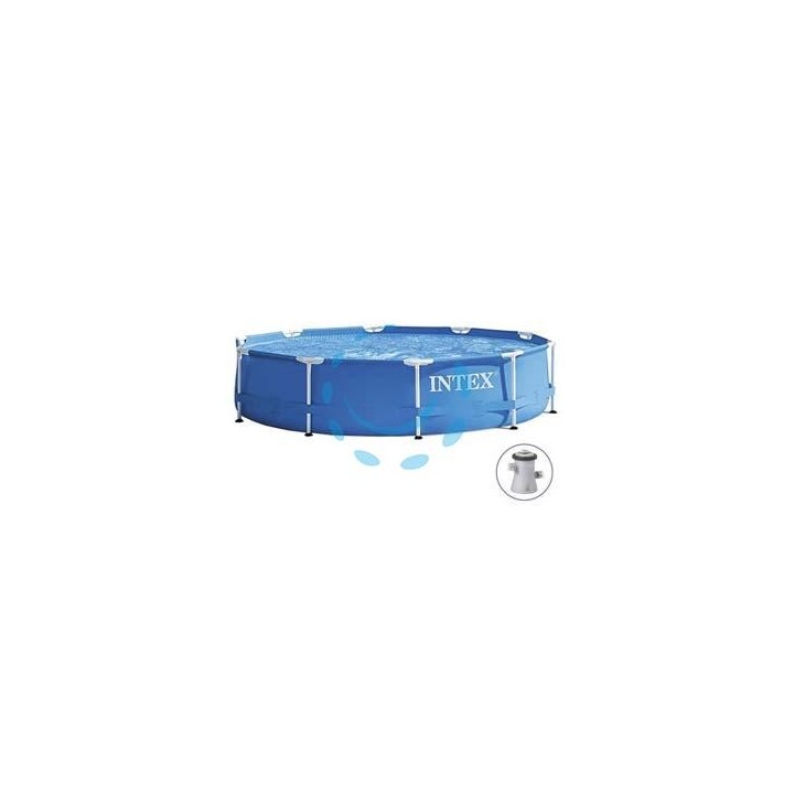 PISCINA "METAL FRAME" TONDA TELAIO PORTANTE CM.305X76H. - capacità lt.4485 - peso kg.19,7 (28202)
