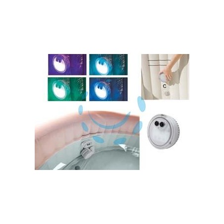 LUCE A LED MULTICOLOR PER BUBBLE SPA - peso kg.0,43 (28503)