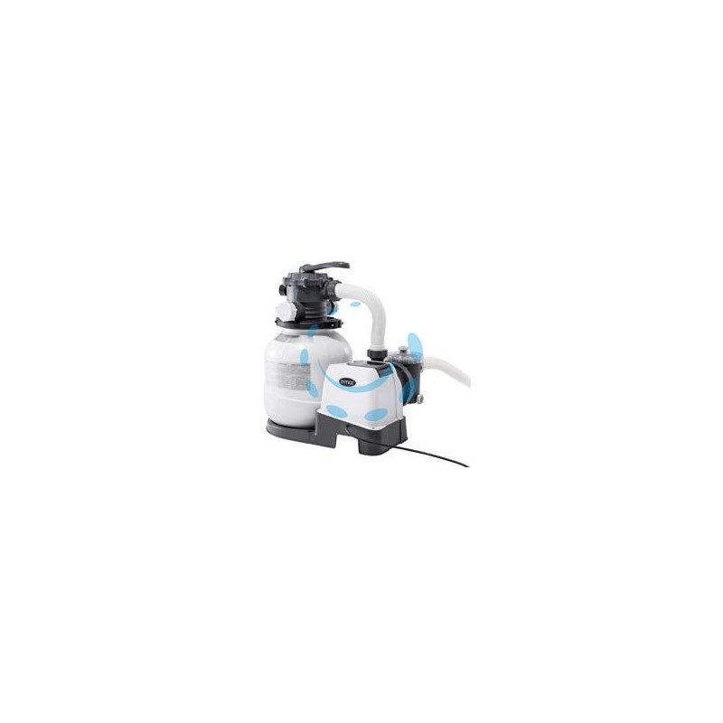 POMPA CON FILTRO A SABBIA PER PISCINE FINO A 45.420 LITRI - peso kg.18,10 (26646)