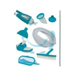 KIT MANTENIMENTO E PULIZIA "DELUXE" PER PISCINE - peso kg.3,7 (28003)