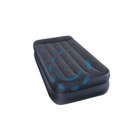 MATERASSO GONFIABILE "PILLOW REST TWIN" SINGOLO CON POMPA INCORPORATA - cm.191x99x42h. - peso kg.5,10 (64122)