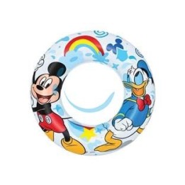 SALVAGENTE GONFIABILE "MICKEY E GLI AMICI DEL RALLY" 3-6 ANNI - ø cm.56 - (art.91004)