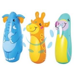 SEMPREIMPIEDI GONFIABILI "PUNCHING BALL SAFARI" + 3 ANNI - cm.89h. - peso Kg.0.280 (art.52152)