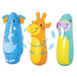SEMPREIMPIEDI GONFIABILI "PUNCHING BALL SAFARI" + 3 ANNI - cm.89h. - peso Kg.0.280 (art.52152)