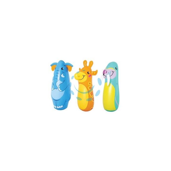 SEMPREIMPIEDI GONFIABILI "PUNCHING BALL SAFARI" + 3 ANNI - cm.89h. - peso Kg.0.280 (art.52152)