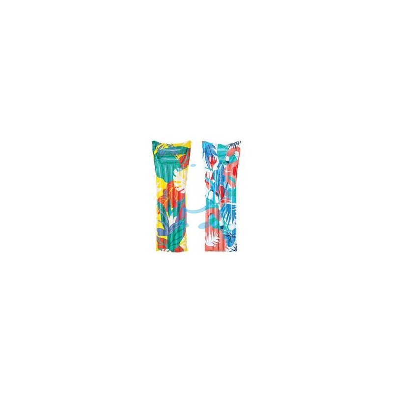 MATERASSINO GONFIABILE "AIR MAT MULTICOLOR" - cm.183x69 - peso Kg.0,700 (art.44033)