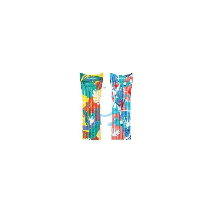MATERASSINO GONFIABILE "AIR MAT MULTICOLOR" - cm.183x69 - peso Kg.0,700 (art.44033)