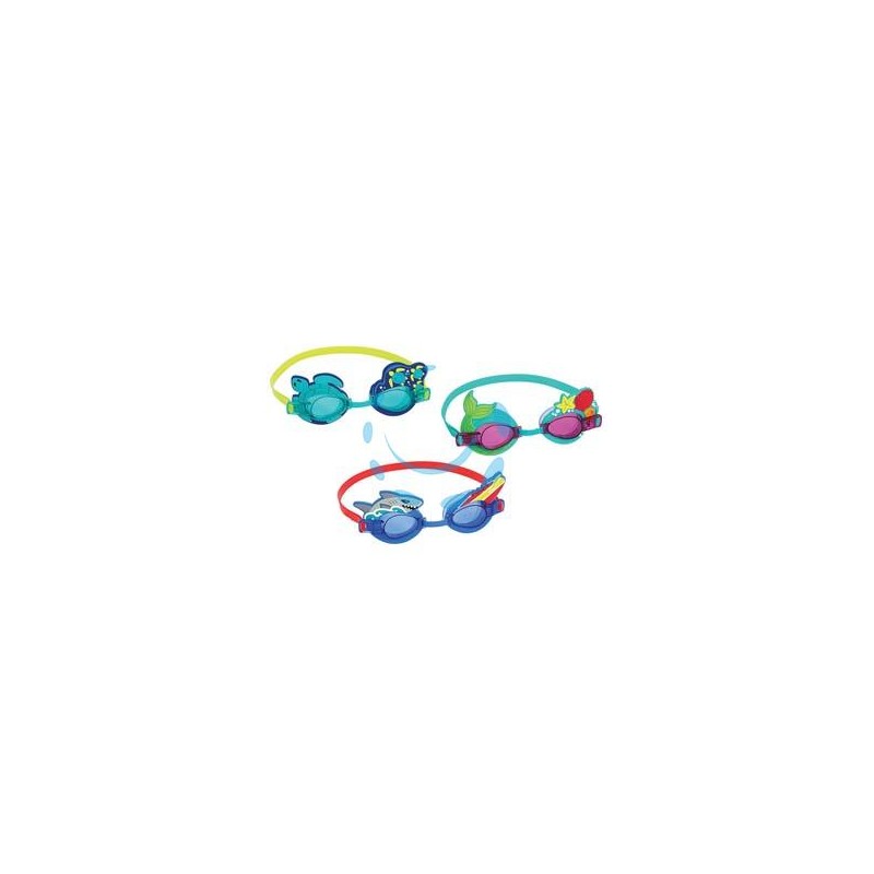 OCCHIALI PISCINA "EMOTION" PER BAMBINI 3-6 ANNI - (art.21080)