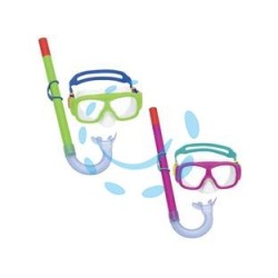 MASCHERA MARE E BOCCAGLIO SNORKELING "FREESTYLE" PER RAGAZZI +7 ANNI - (art.24035)