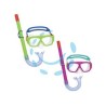 MASCHERA MARE E BOCCAGLIO SNORKELING "FREESTYLE" PER RAGAZZI +7 ANNI - (art.24035)
