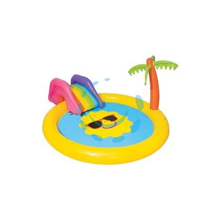 PISCINA CON GIOCHI GONFIABILE "SUNNYLAND" +2 ANNI - cm.237x201x104 - peso Kg.4,100 (art.53071)
