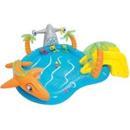 PISCINA CON GIOCHI GONFIABILE "SEA LIFE" +2 ANNI - cm.280x257x87 - peso Kg.5,900 (art.53067)