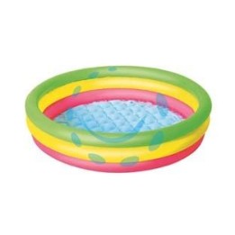 PISCINA GONFIABILE "SUMMER" 3 ANELLI COLOR GRANDE +2 ANNI - ø cm.152x30h. - lt.62 - kg.1,880 (art.51103)
