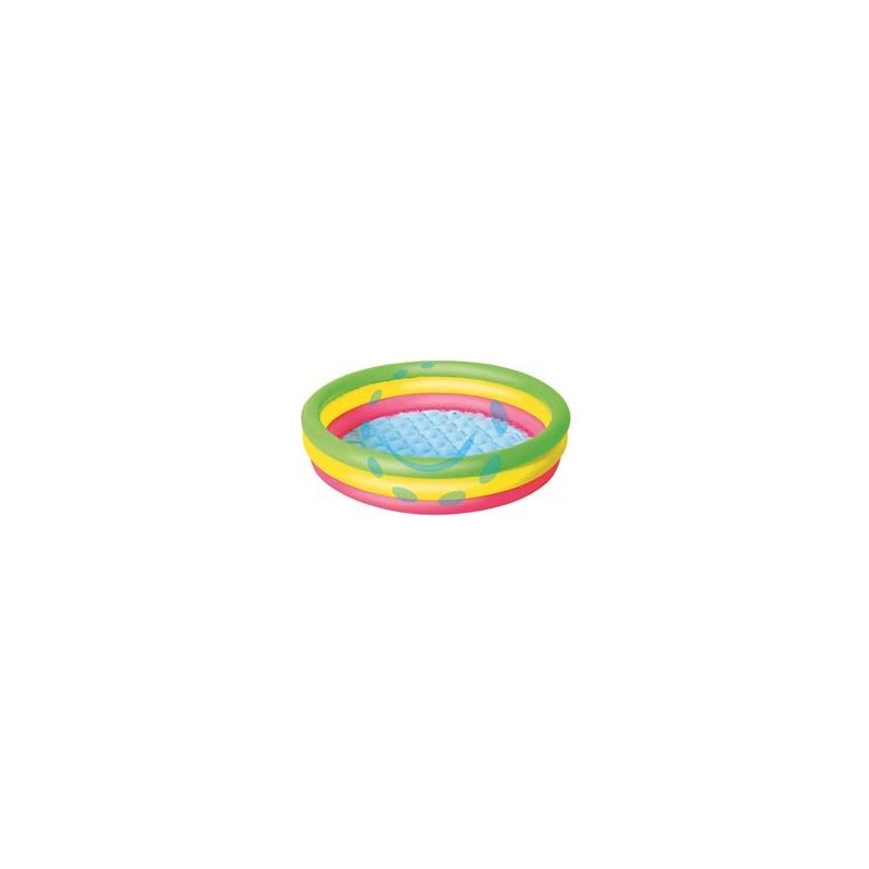PISCINA GONFIABILE "SUMMER" 3 ANELLI COLOR GRANDE +2 ANNI - ø cm.152x30h. - lt.62 - kg.1,880 (art.51103)