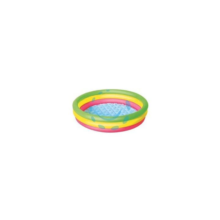 PISCINA GONFIABILE "SUMMER" 3 ANELLI COLOR GRANDE +2 ANNI - ø cm.152x30h. - lt.62 - kg.1,880 (art.51103)