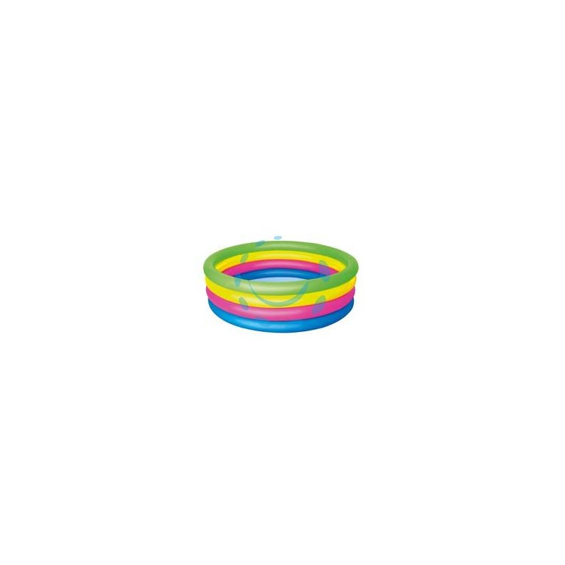 PISCINA GONFIABILE TONDA 4 ANELLI +3 ANNI - ø cm.157x46h. - Kg.2,1 (art.51117)