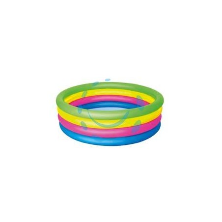PISCINA GONFIABILE TONDA 4 ANELLI +3 ANNI - ø cm.157x46h. - Kg.2,1 (art.51117)