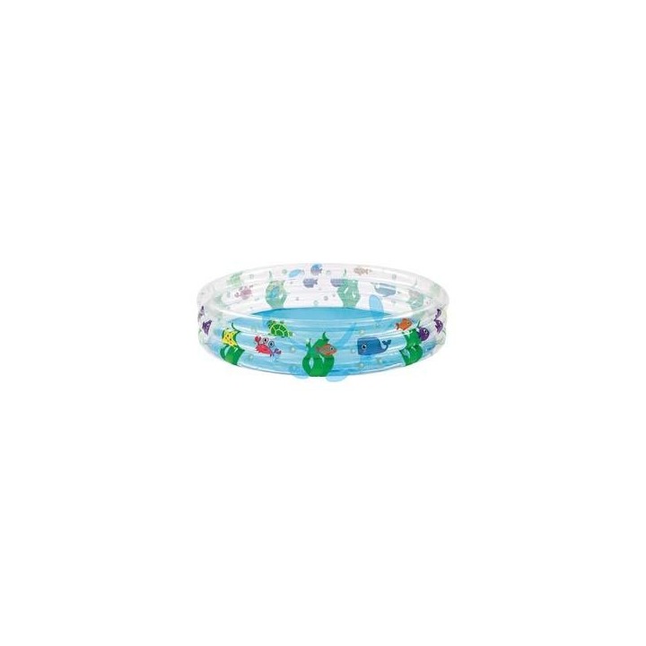 PISCINA GONFIABILE "DEEP DIVE" 3 ANELLI +2 ANNI - ø cm.183x33h. - kg.1,800 - lt.48 (art.51005)