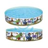 PISCINA TONDA RIGIDA "DINOSAURI" +2 ANNI - ø cm.183x38h. - peso kg.2,23 (art.55022)
