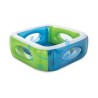 PISCINA GONFIABILE "WINDOW MULTI COLOR" GONFIABILE QUADRATA +6 ANNI - cm.168x168x56h. - peso kg.13 (art.51132)