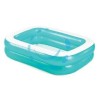 PISCINA GONFIABILE "FAMILY" RETTANGOLARE 2 ANELLI +6 ANNI - cm.200x146x48h - peso Kg.3,300 (art.54005)