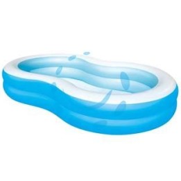  PISCINA GONFIABILE "BIG LAGOON FAMILY" +3 ANNI - cm.262x157x46h. - peso Kg.4,8 (art.54117B)
