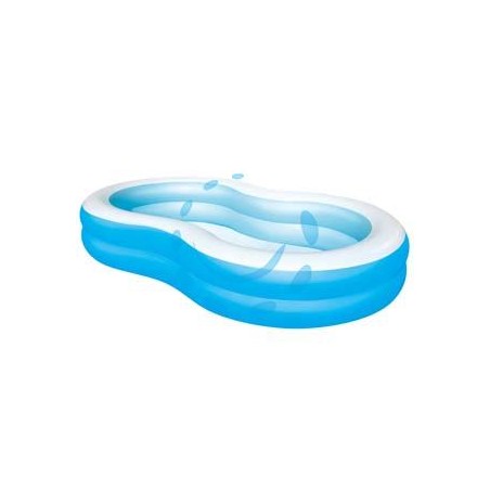  PISCINA GONFIABILE "BIG LAGOON FAMILY" +3 ANNI - cm.262x157x46h. - peso Kg.4,8 (art.54117B)