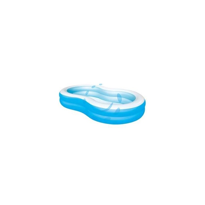  PISCINA GONFIABILE "BIG LAGOON FAMILY" +3 ANNI - cm.262x157x46h. - peso Kg.4,8 (art.54117B)