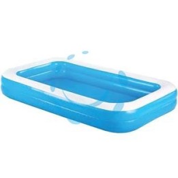  PISCINA GONFIABILE "FAMILY" RETTANGOLARE 2 ANELLI +3 ANNI - cm.305x183x46 - kg.6,55 (art.54150)