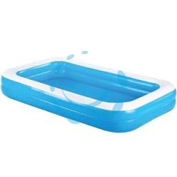  PISCINA GONFIABILE "FAMILY" RETTANGOLARE 2 ANELLI +3 ANNI - cm.305x183x46 - kg.6,55 (art.54150)