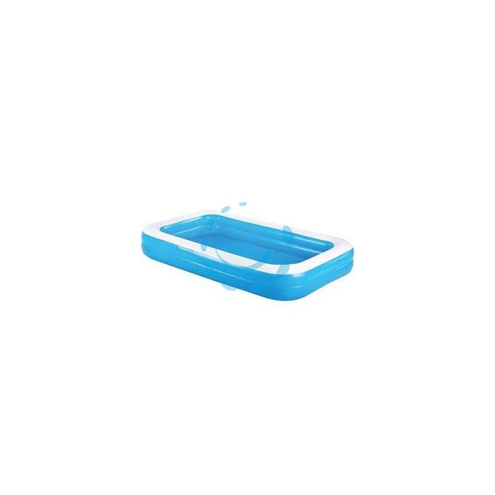  PISCINA GONFIABILE "FAMILY" RETTANGOLARE 2 ANELLI +3 ANNI - cm.305x183x46 - kg.6,55 (art.54150)