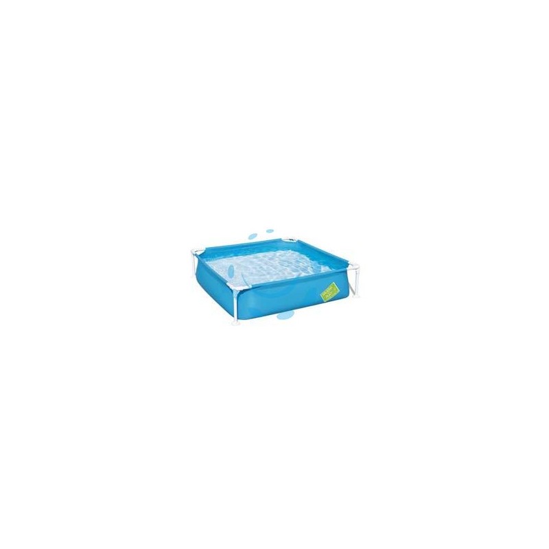 PISCINA FRAME QUADRATA CON TELAIO PORTANTE CM.122X122X30,5H. +2 ANNI - cm.122x122x30,5 peso Kg.4,2 - (art.56217)