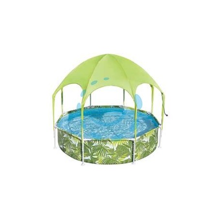 PISCINA "SPLASH-IN-SHADE" COPERTA CON PIOGGIA CM.244x51H. - kg.13,4 - lt.1.688 (art.56432)
