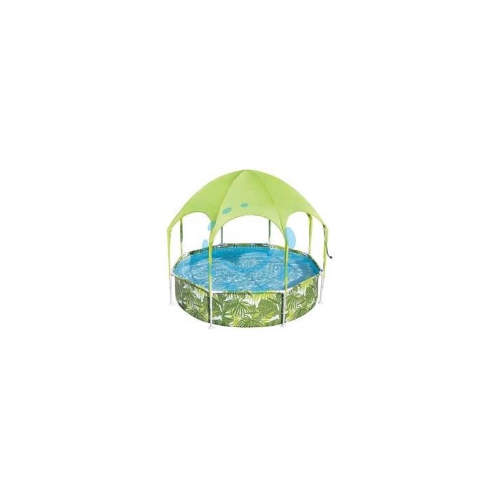 PISCINA "SPLASH-IN-SHADE" COPERTA CON PIOGGIA CM.244x51H. - kg.13,4 - lt.1.688 (art.56432)