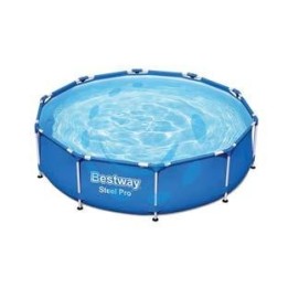 PISCINA STEEL PRO TONDA TELAIO PORTANTE CM.305X76H. SENZA POMPA FILTRO - peso kg.19,6 - lt.4.678 (art.56677)