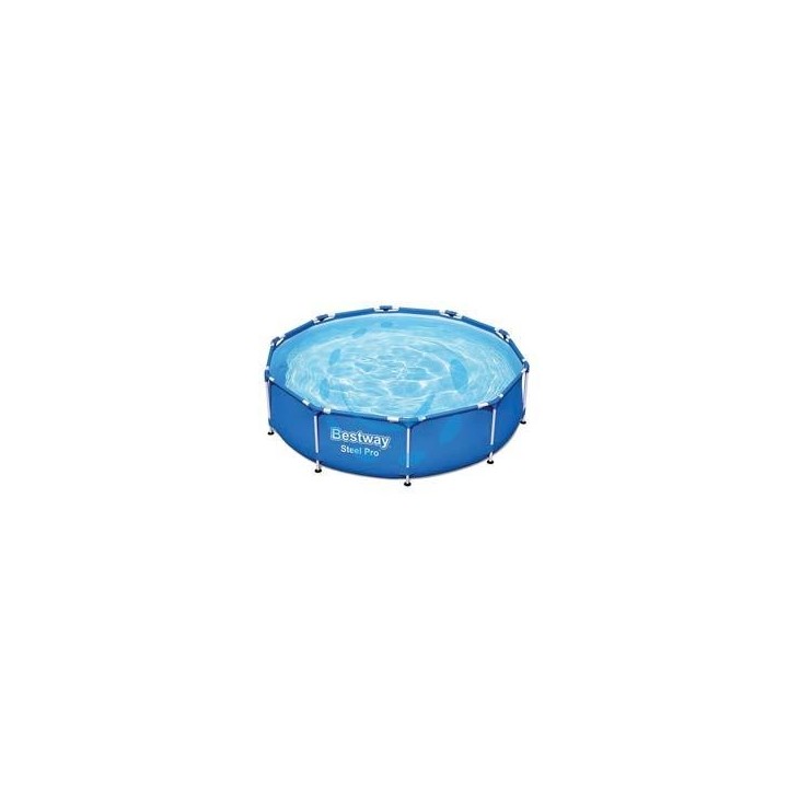PISCINA STEEL PRO TONDA TELAIO PORTANTE CM.305X76H. SENZA POMPA FILTRO - peso kg.19,6 - lt.4.678 (art.56677)