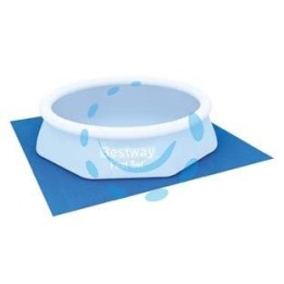 TAPPETO DI SOTTOFONDO QUADRO PER PISCINE "FAST SET" - cm.274x274, Kg.0,680 (art.58000)