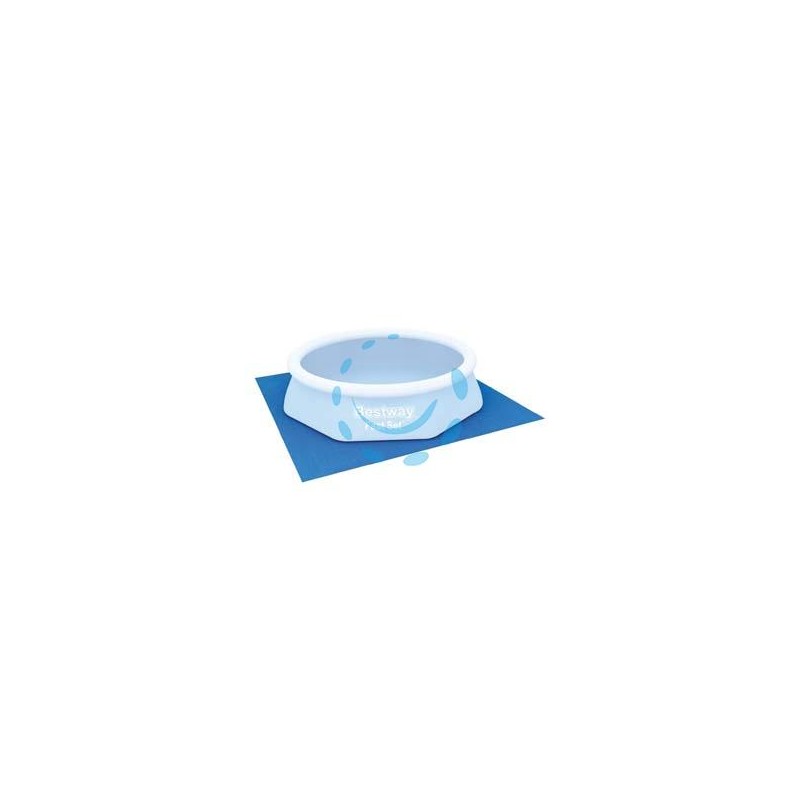 TAPPETO DI SOTTOFONDO QUADRO PER PISCINE "FAST SET" - cm.274x274, Kg.0,680 (art.58000)