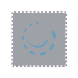 TAPPETO DI SOTTOFONDO COMPONIBILE PER PISCINE CM.79X79 GRIGIO - in set. 9 pz. (art.58636)