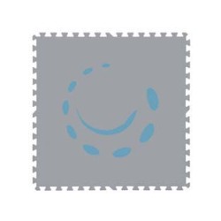 TAPPETO DI SOTTOFONDO COMPONIBILE PER PISCINE CM.79X79 GRIGIO - in set. 9 pz. (art.58636)