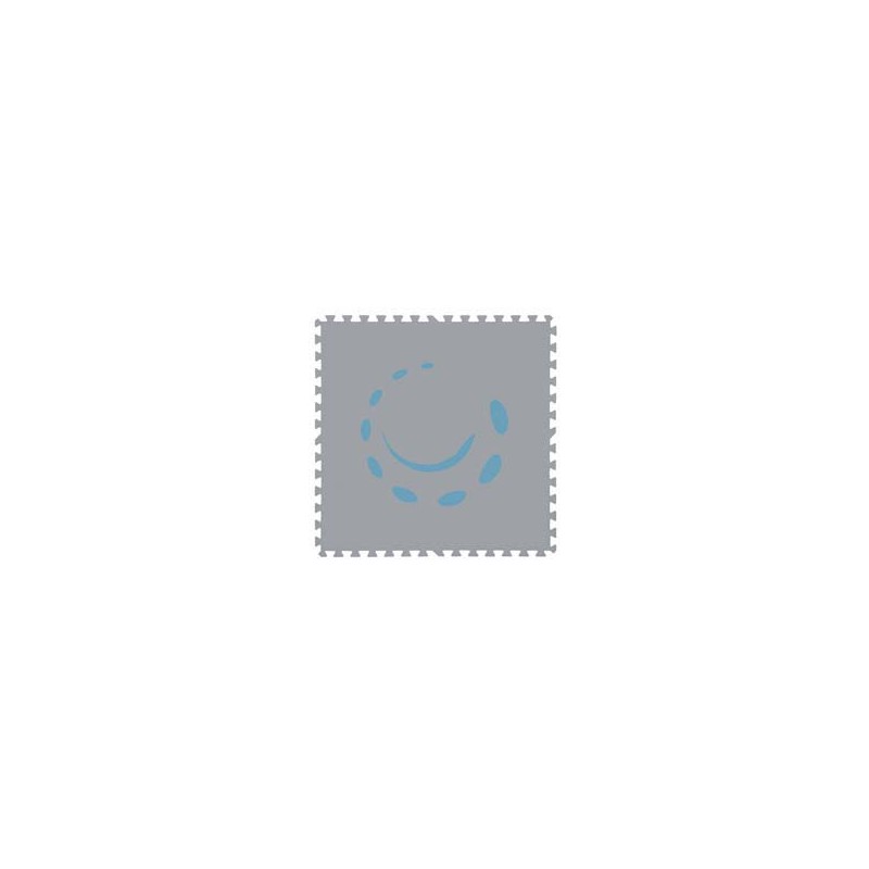 TAPPETO DI SOTTOFONDO COMPONIBILE PER PISCINE CM.79X79 GRIGIO - in set. 9 pz. (art.58636)