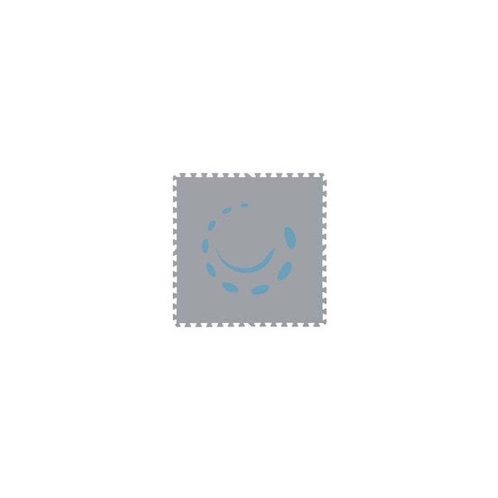 TAPPETO DI SOTTOFONDO COMPONIBILE PER PISCINE CM.79X79 GRIGIO - in set. 9 pz. (art.58636)