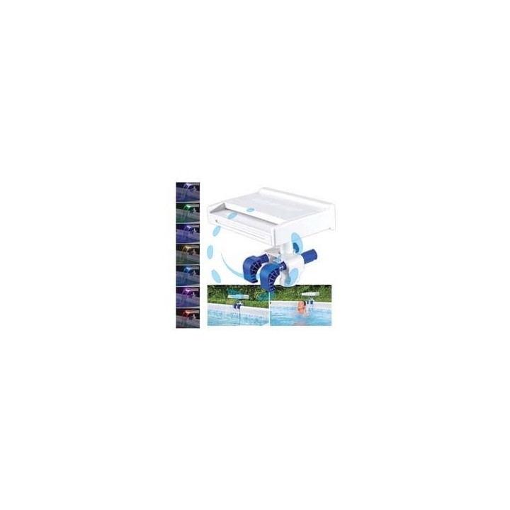 CASCATA LED MULTICOLPR "FLOWCLEAR" RILASSANTE - cm.34x24x32 - (art.58619)
