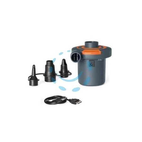 POMPA PER GONFIAGGIO "SIDEWINDER" ELETTRICA RICARICABILE 4,8V USB - gr.378 (art.62155)