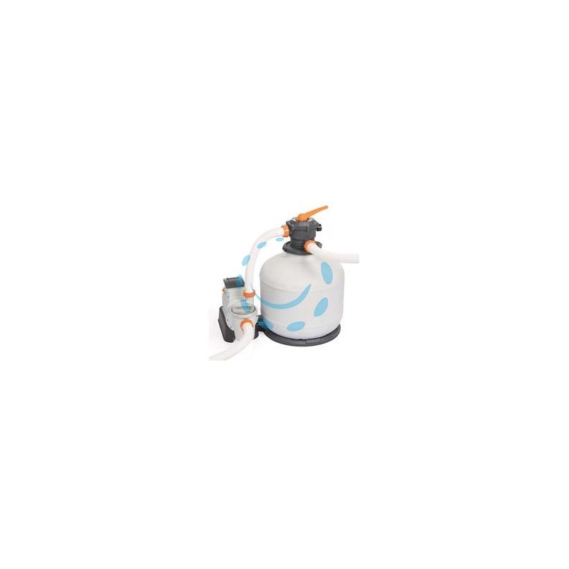 POMPA CON FILTRO A SABBIA 58486 "FLOWCLEAR" PORTATA 11.355 LITRI - per piscine fino a 66.600 lt.